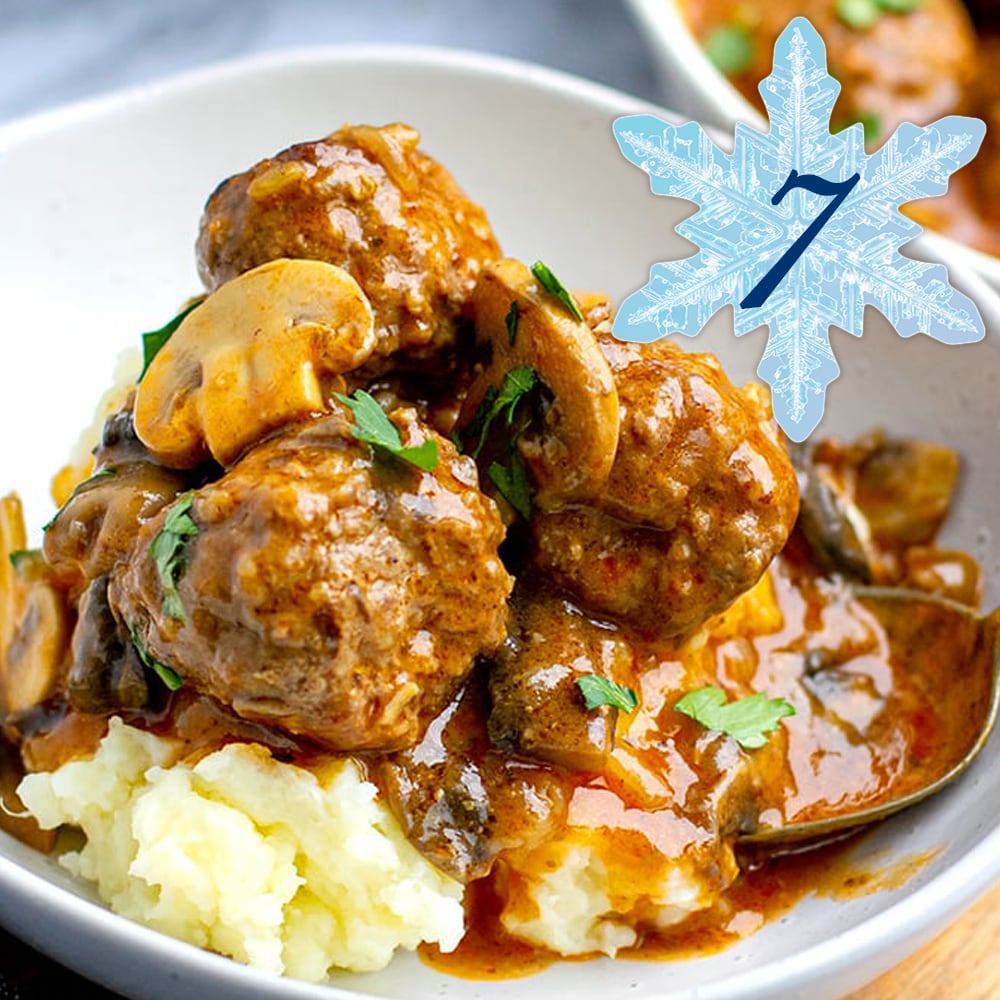 Instant Pot Salisbury Steak Meatballs