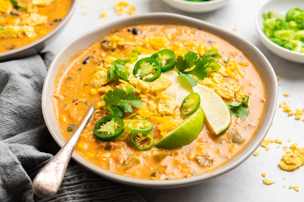 Chicken Enchilada Soup Instant Pot Recipe