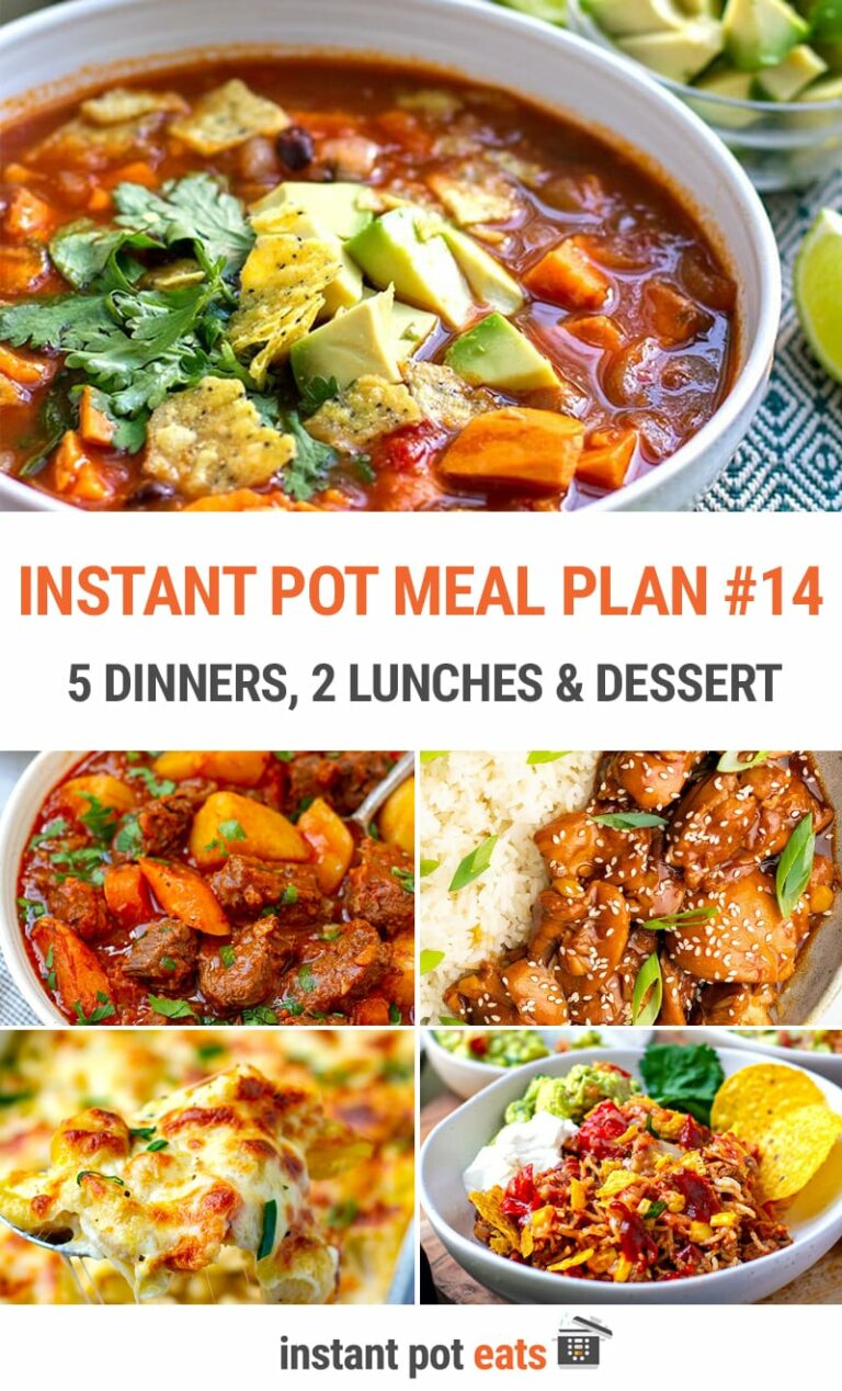 Instant Pot Meal Plan #14 (Winter Is Here!)