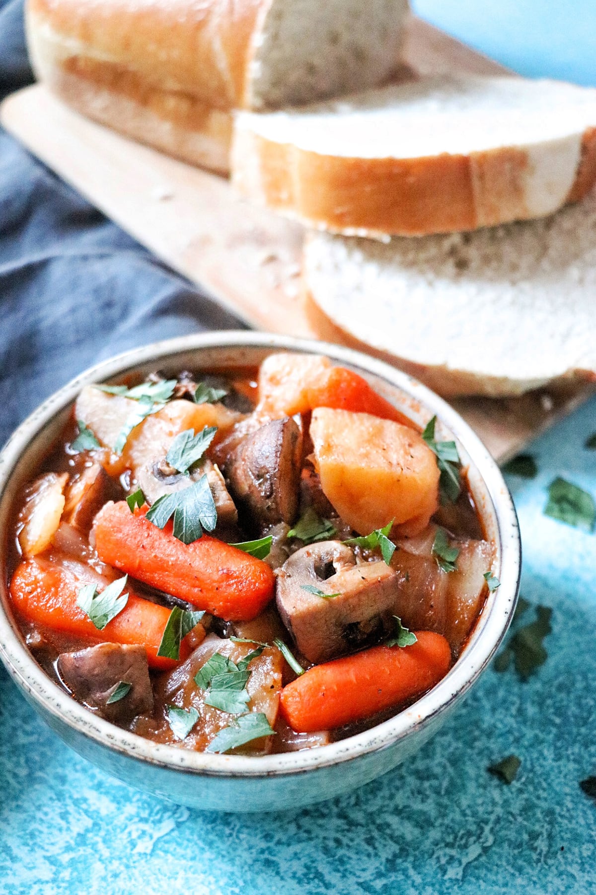 VEGETARIAN INSTANT POT IRISH STOUT STEW