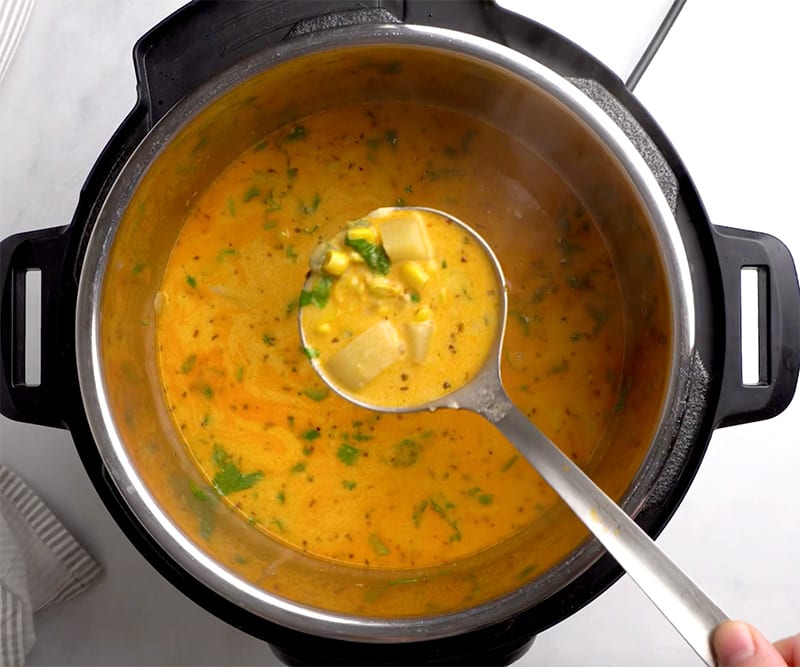 Instant Pot Mexican Street Corn Soup