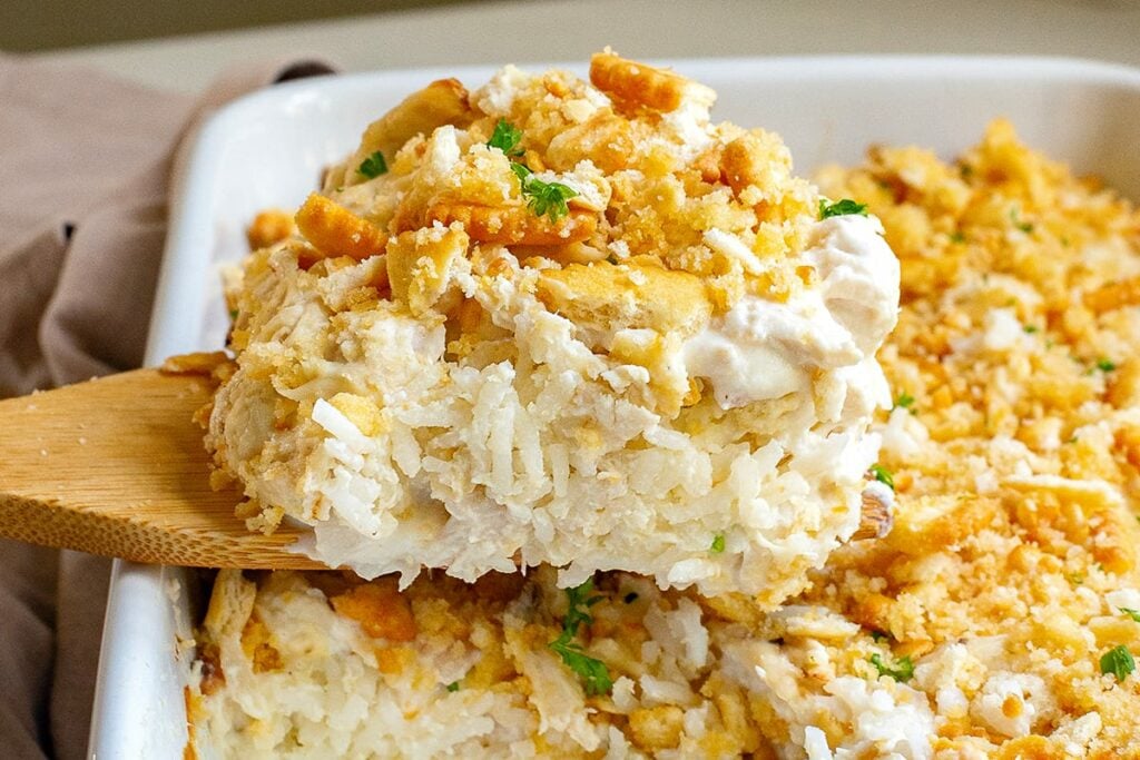 million dollar chicken rice casserole