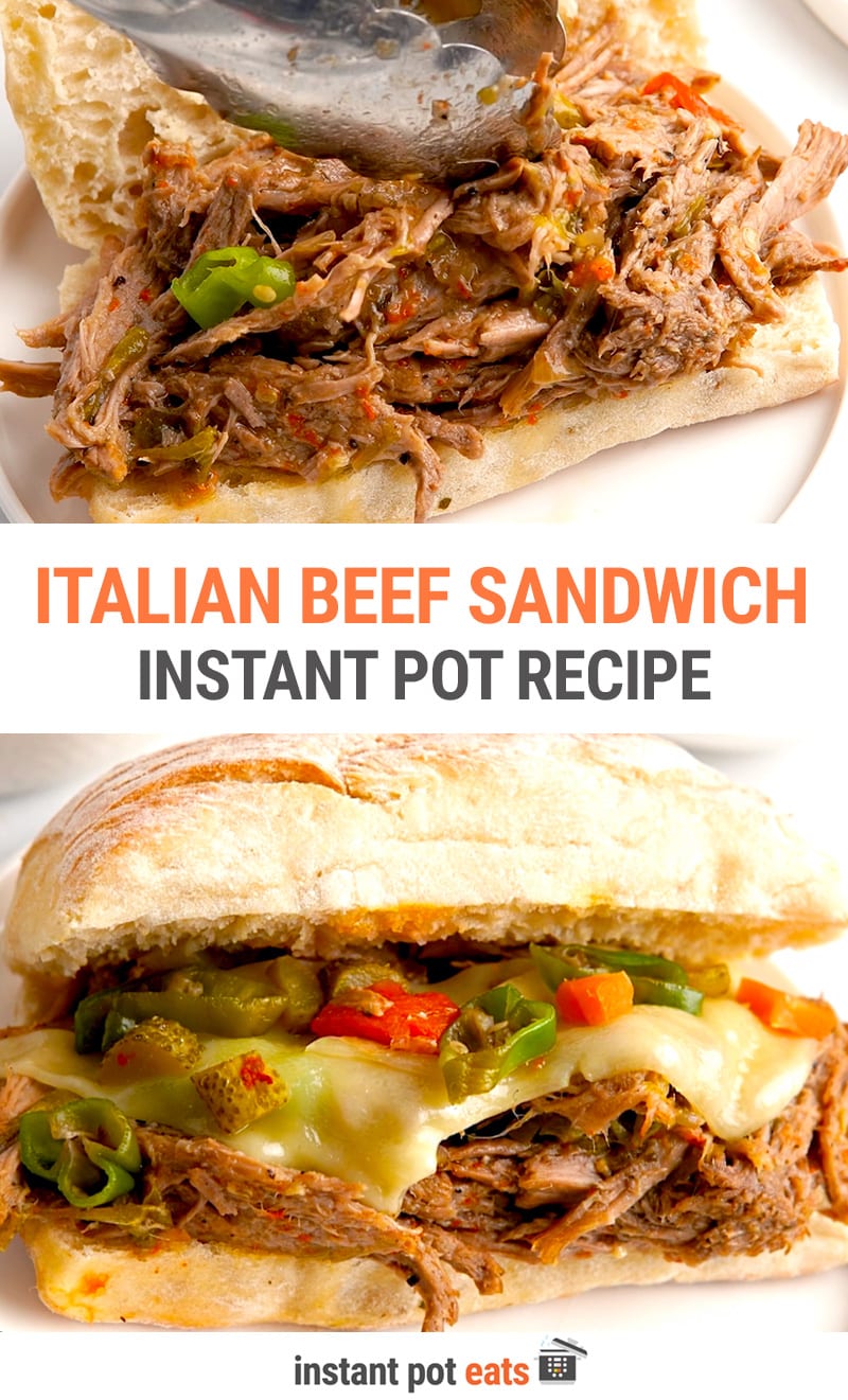 Instant Pot Italian Beef Sandwiches