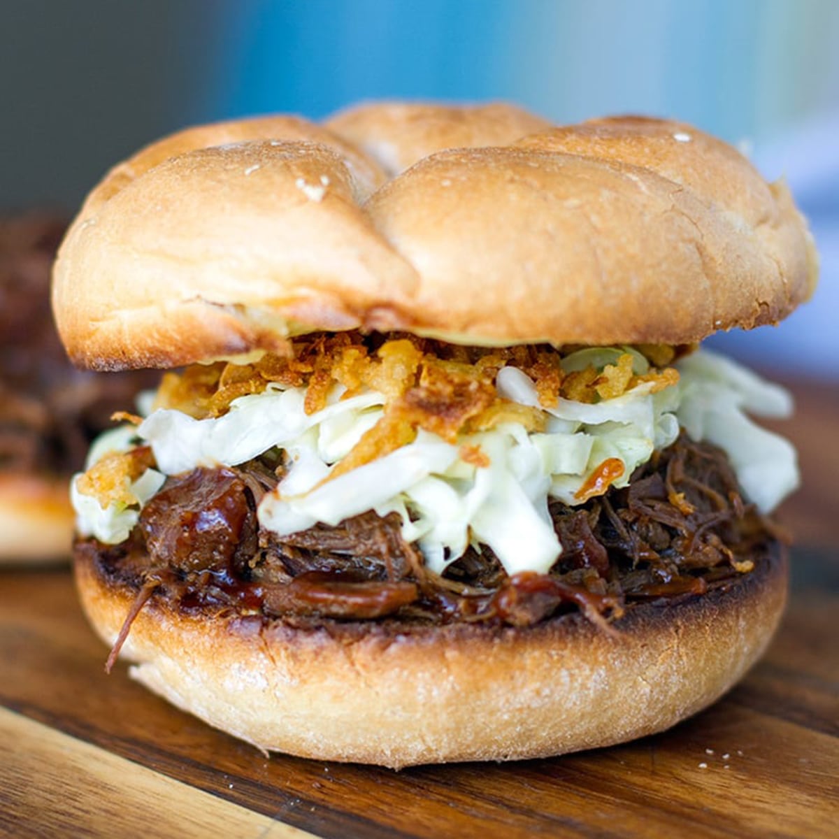 Instant Pot shredded beef sandwiches