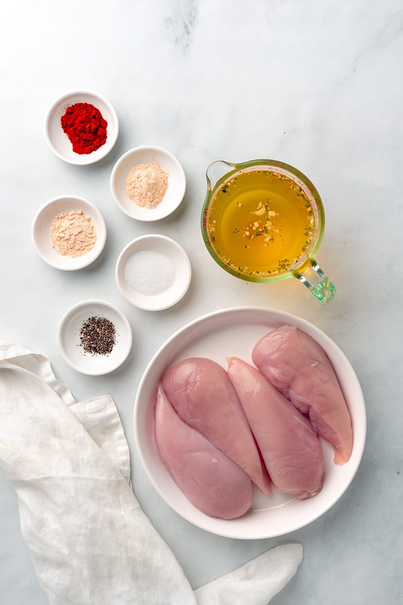 Ingredients for Shredded Chicken
