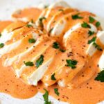 Instant Pot Poached Chicken With Creamy Tomato Sauce