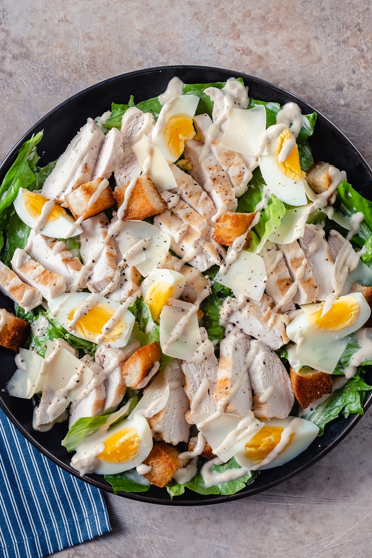 Chicken Caesar Salad Meal Prep