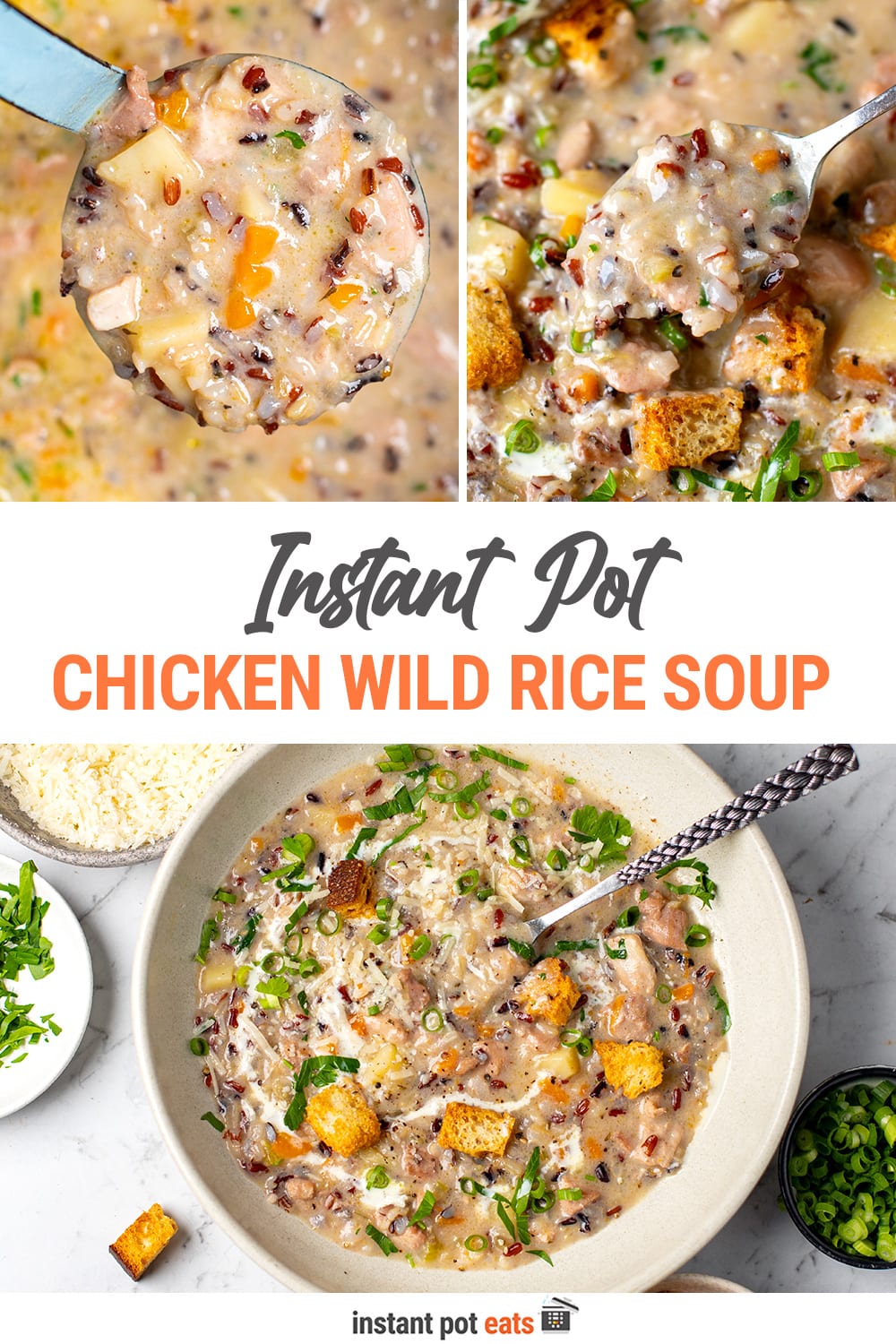 Instant Pot Chicken Wild Rice Soup