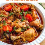 Instant Pot Chicken Drumsticks In Italian Thyme & Garlic Sauce