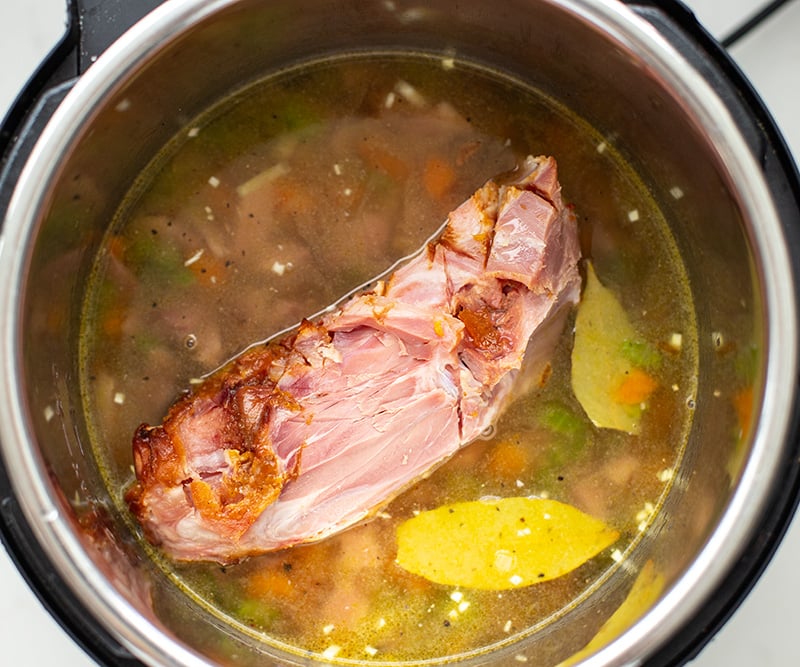 add ham bone to the stew
