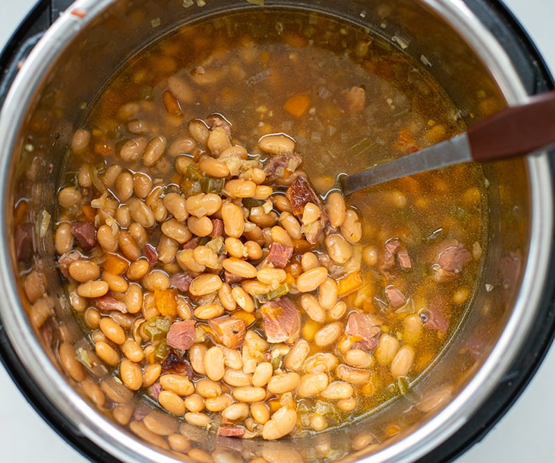 stir cooked stew