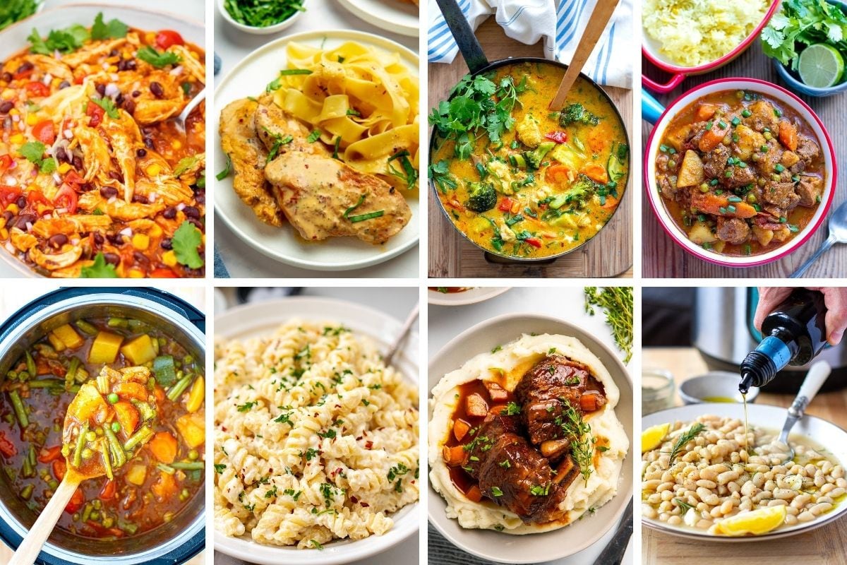 most popular instant pot recipes of 2023 collage image
