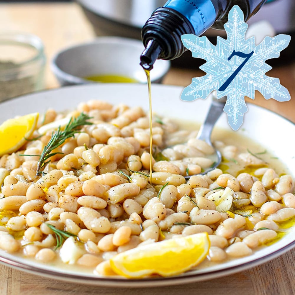 White Beans With Rosemary & Olive Oil