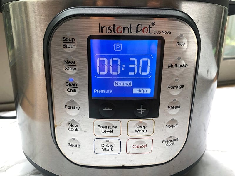 cooking time for white beans in instant pot no soaking