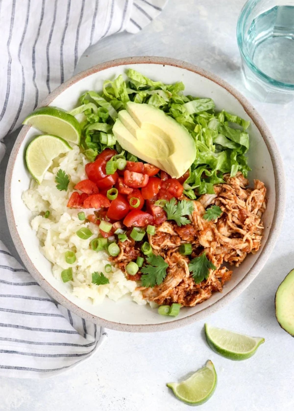 Chicken Burrito Bowls (Low-Carb & Whole30)