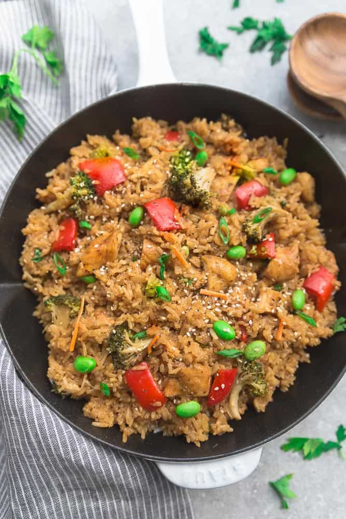 One-Pot Teriyaki Rice With Chicken & Vegetables