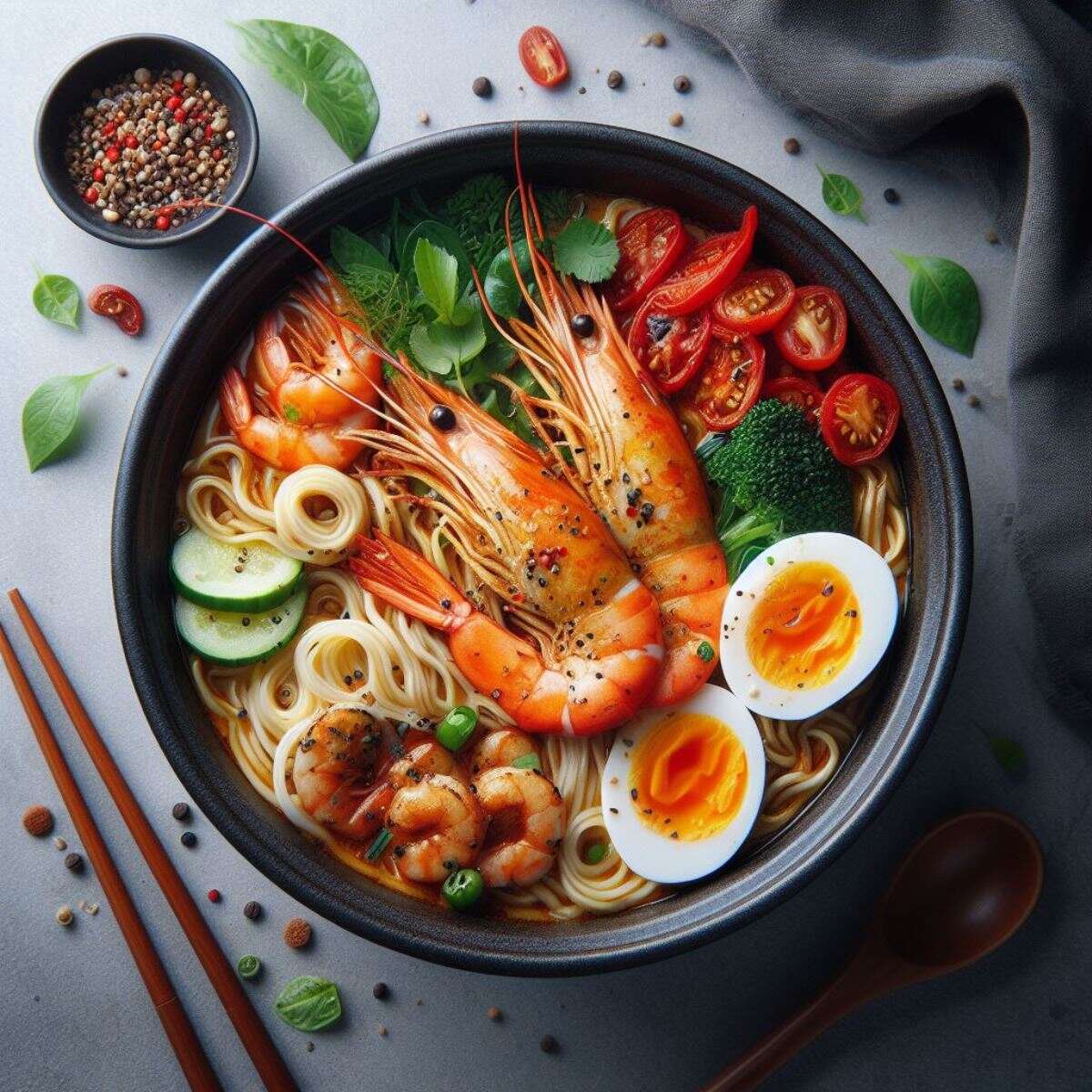 singaporean prawn mee in an instant pot