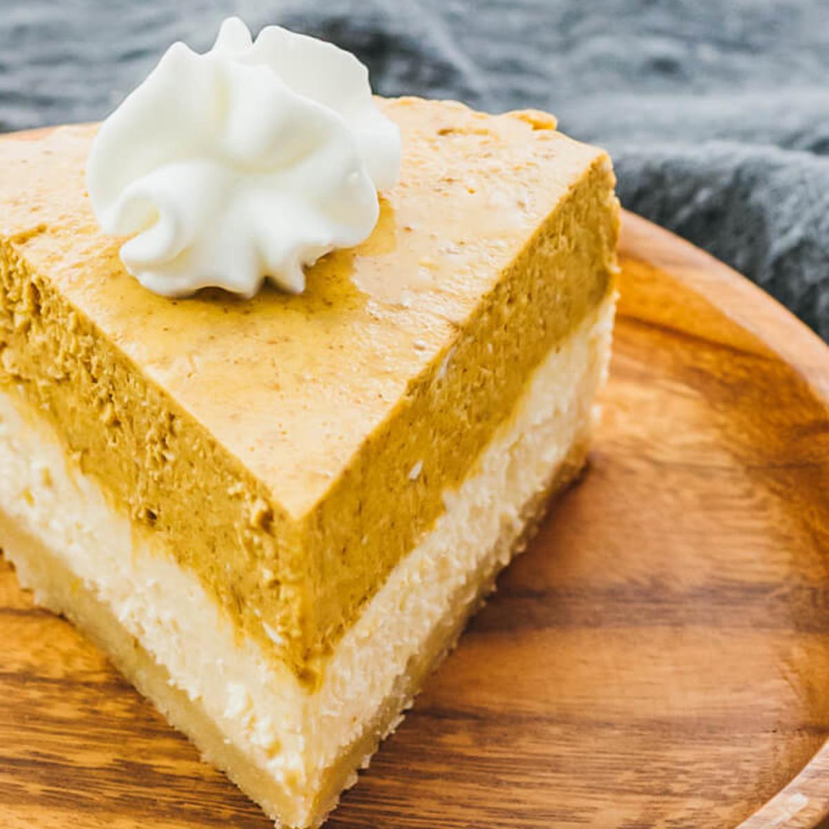 Creamy Instant Pot Pumpkin Cheesecake, featuring a spiced pumpkin filling on a buttery crust, perfectly cooked in the Instant Pot.