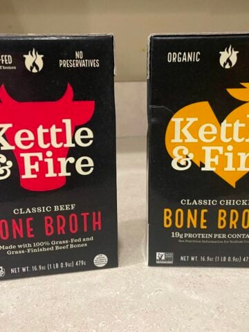 chicken bone broth and beef bone broth