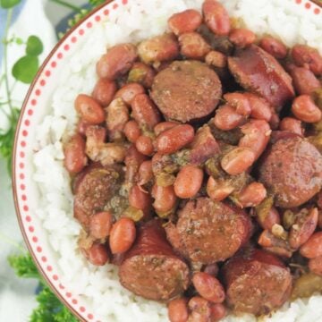 Dutch Oven Cajun Red Beans and Rice