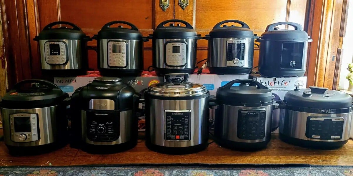 different types of instant pot pressure cookers