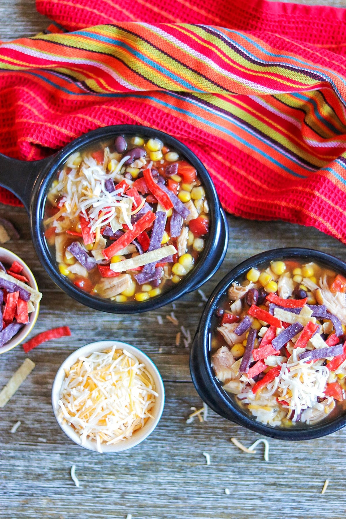 Dump-and-Go Instant Pot Tortilla Soupย