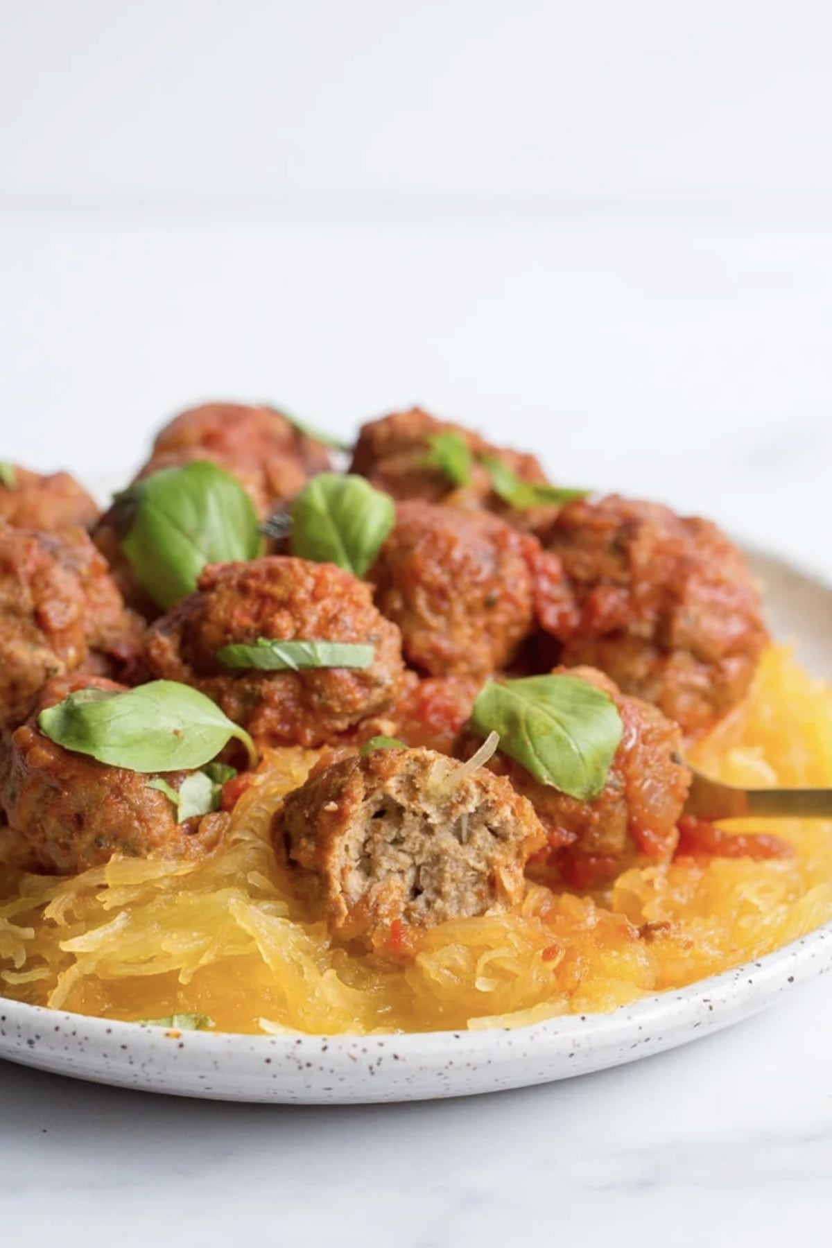 Instant Pot Turkey Meatballs with Spaghetti Squash