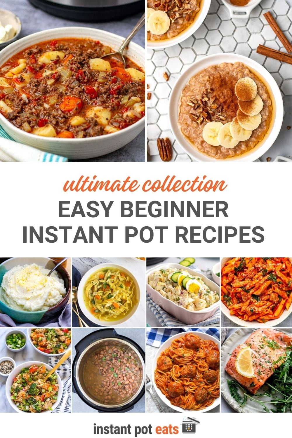 Easy Instant Pot Recipes (For Beginners)