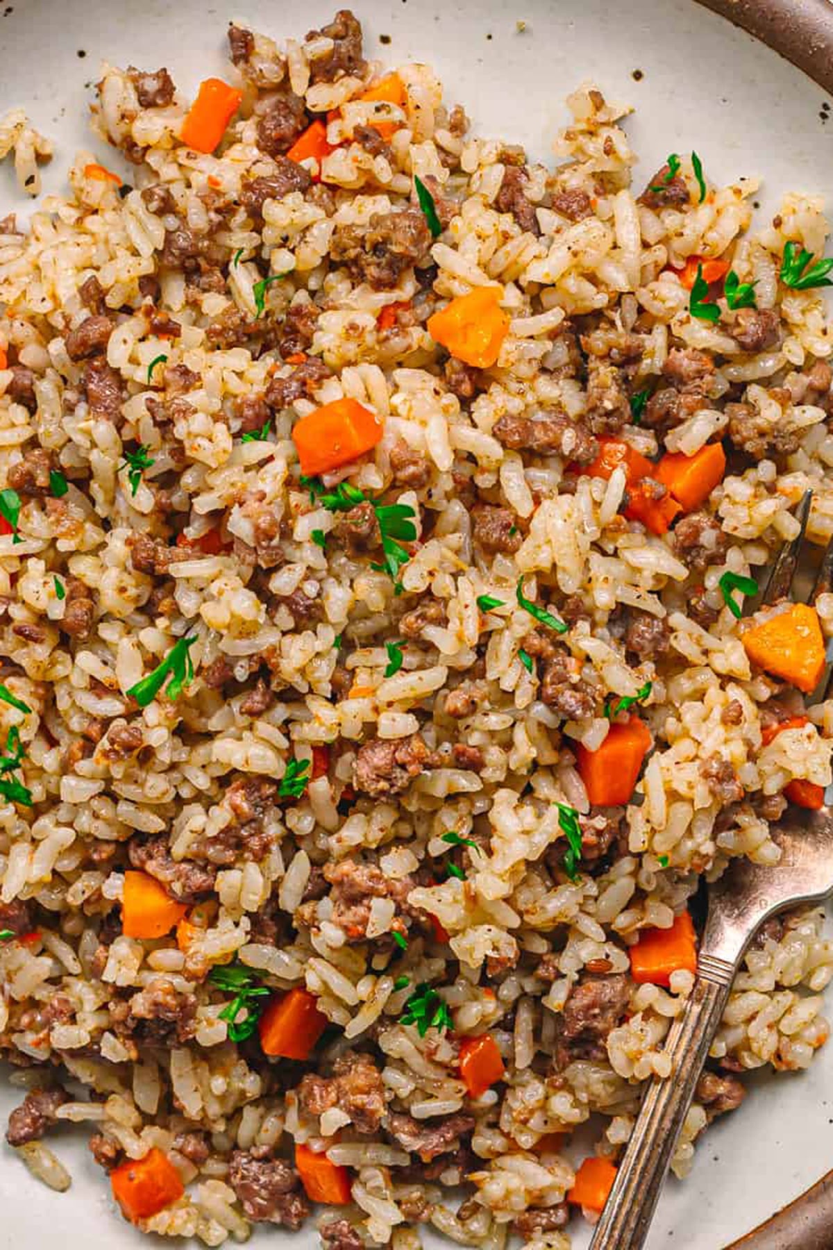 Instant Pot Ground Beef and Rice: An Uzbek Beef Plov-Inspired Dish