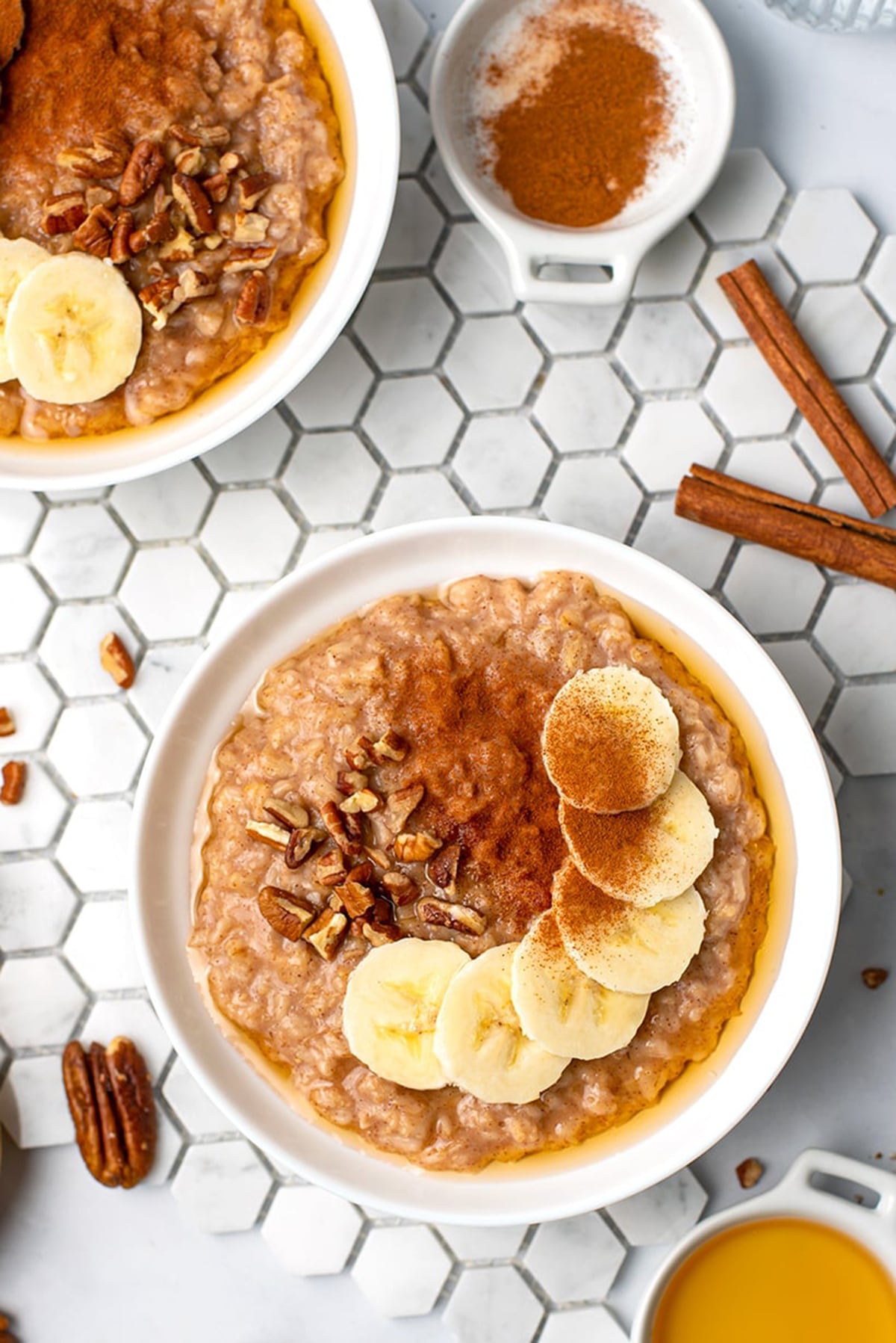 Instant Pot Rolled Oats With Cinnamon & Banana