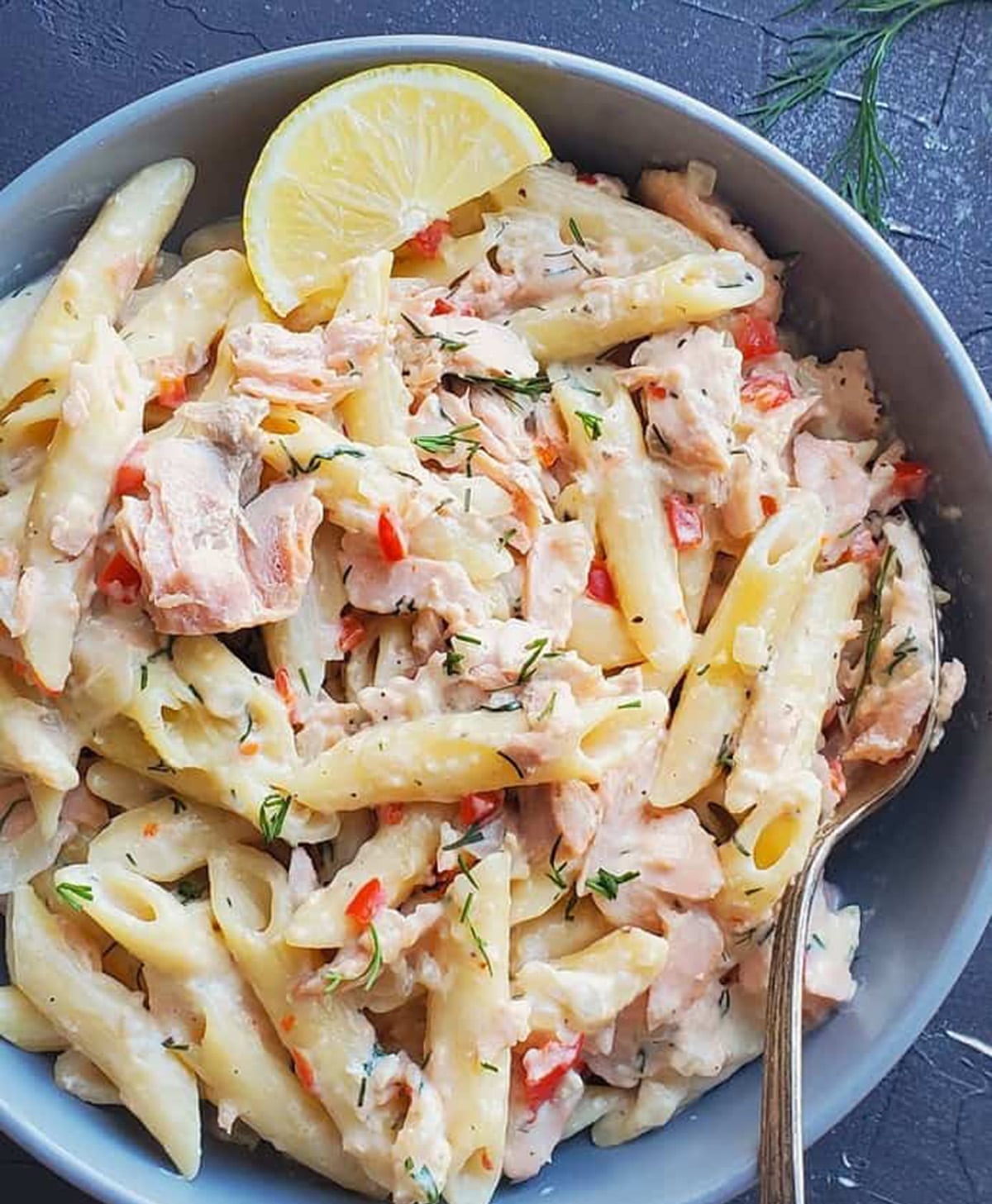Instant Pot Salmon Pasta