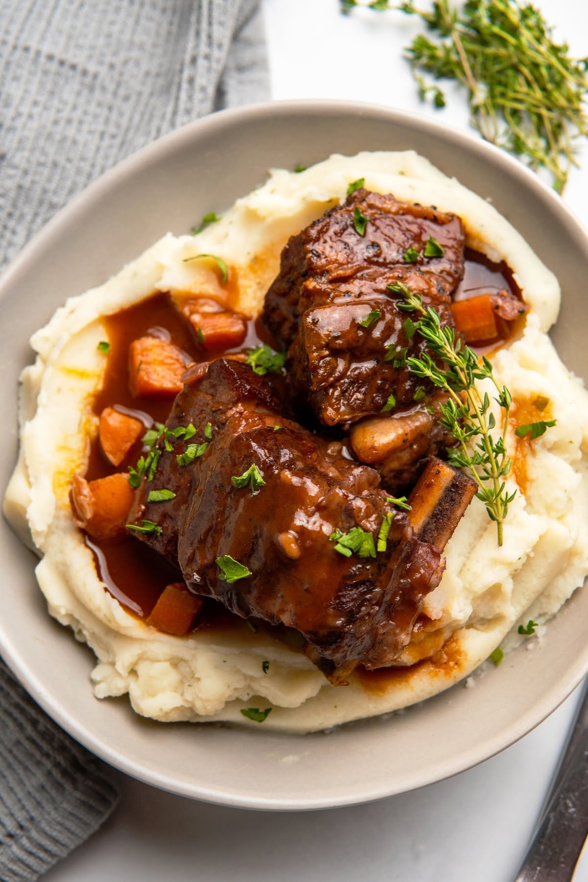 instant pot braised beef short ribs