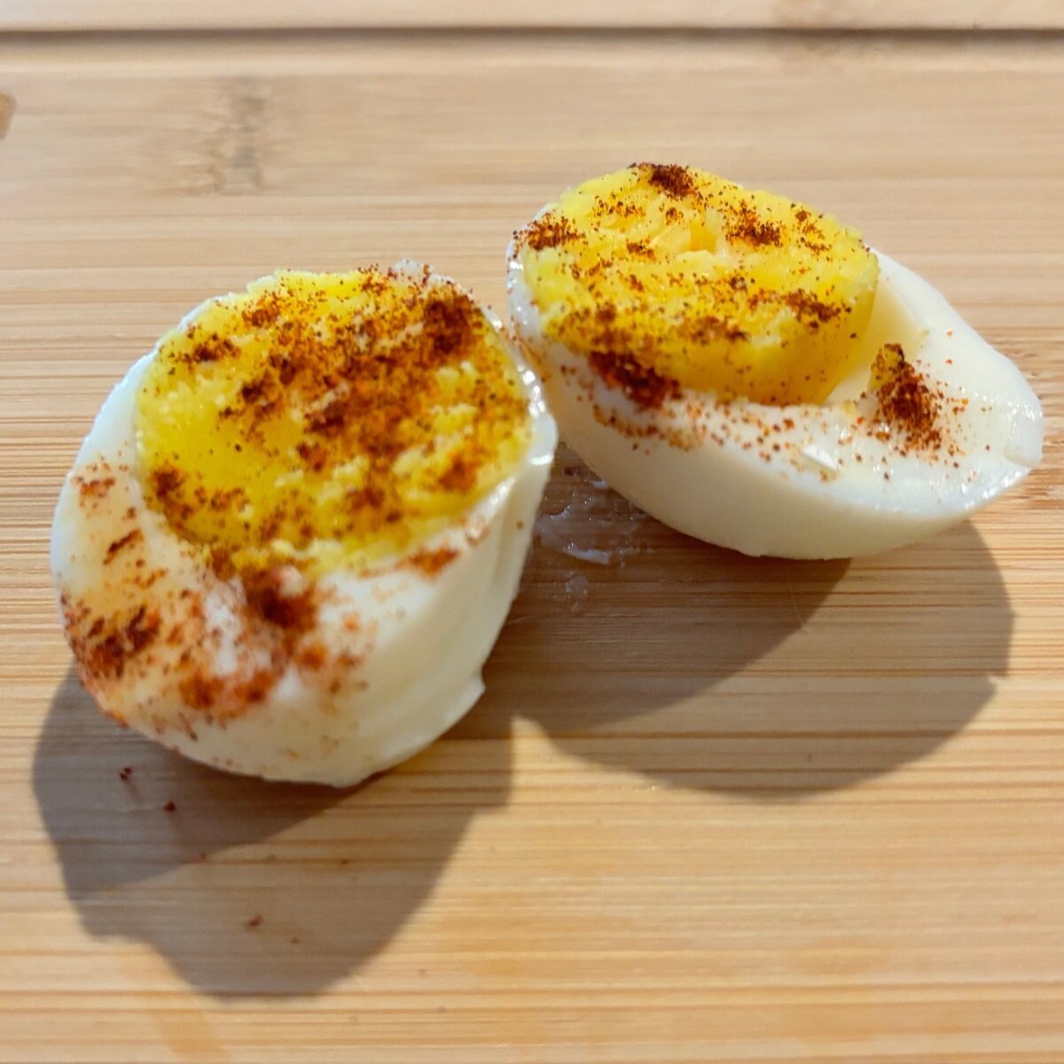 sous vide eggs with spices