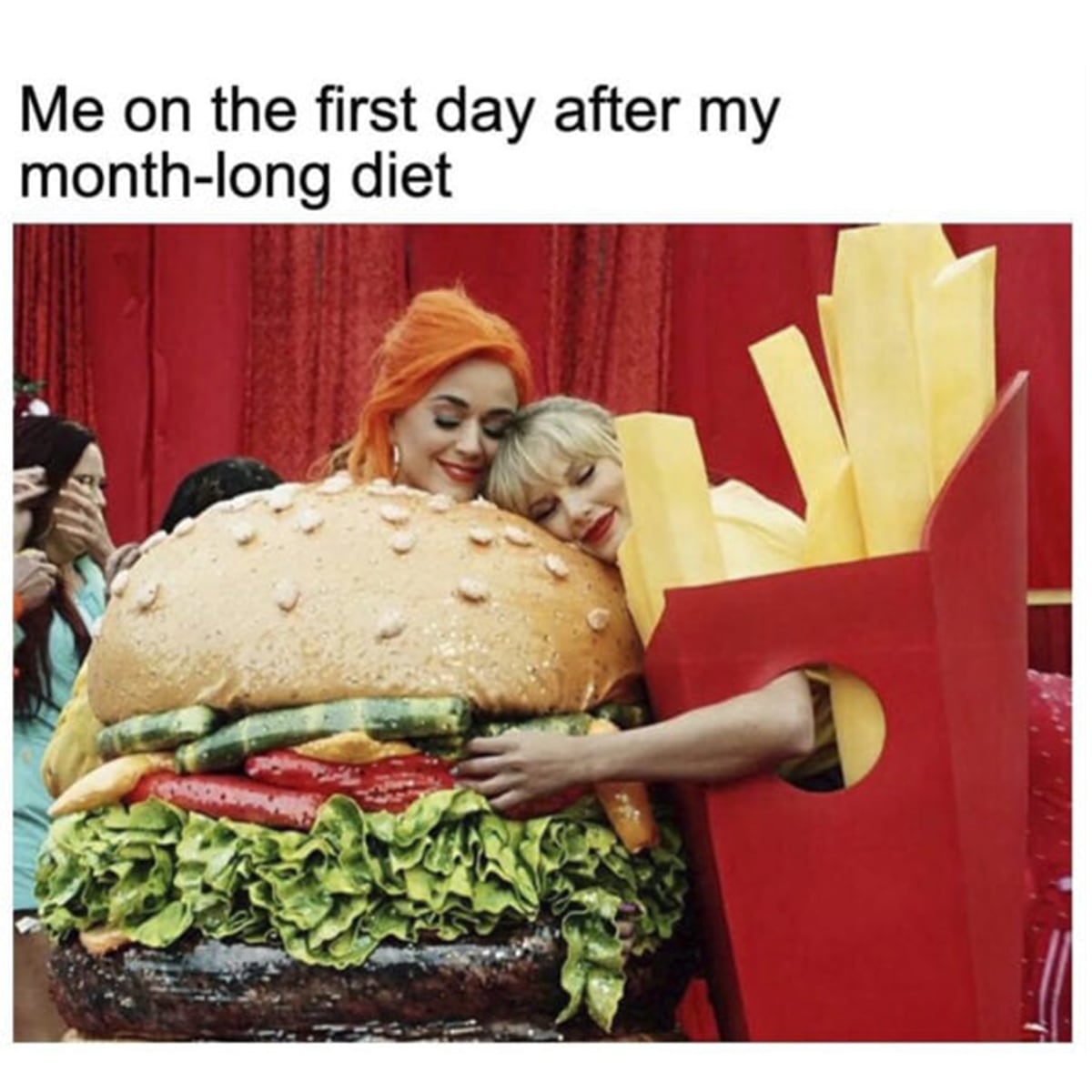 Me on the first day after my month-long diet.