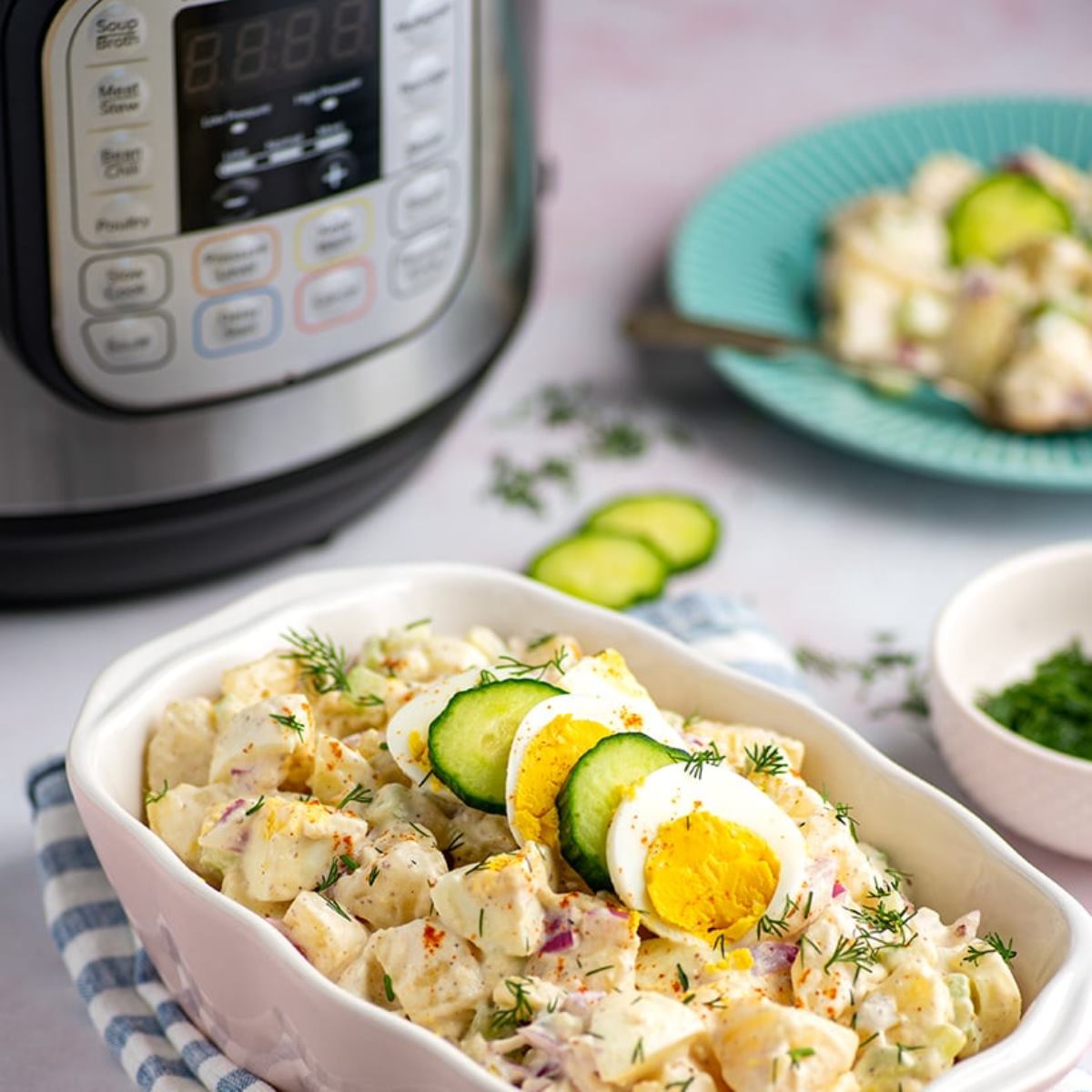 instant pot and egg potato salad