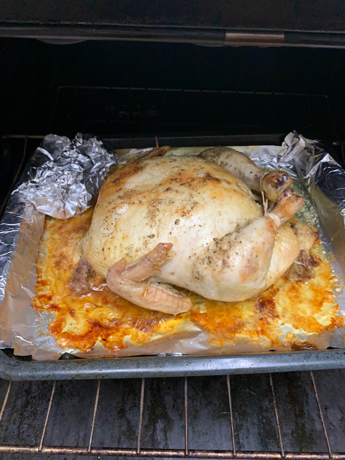 chicken baked in the oven