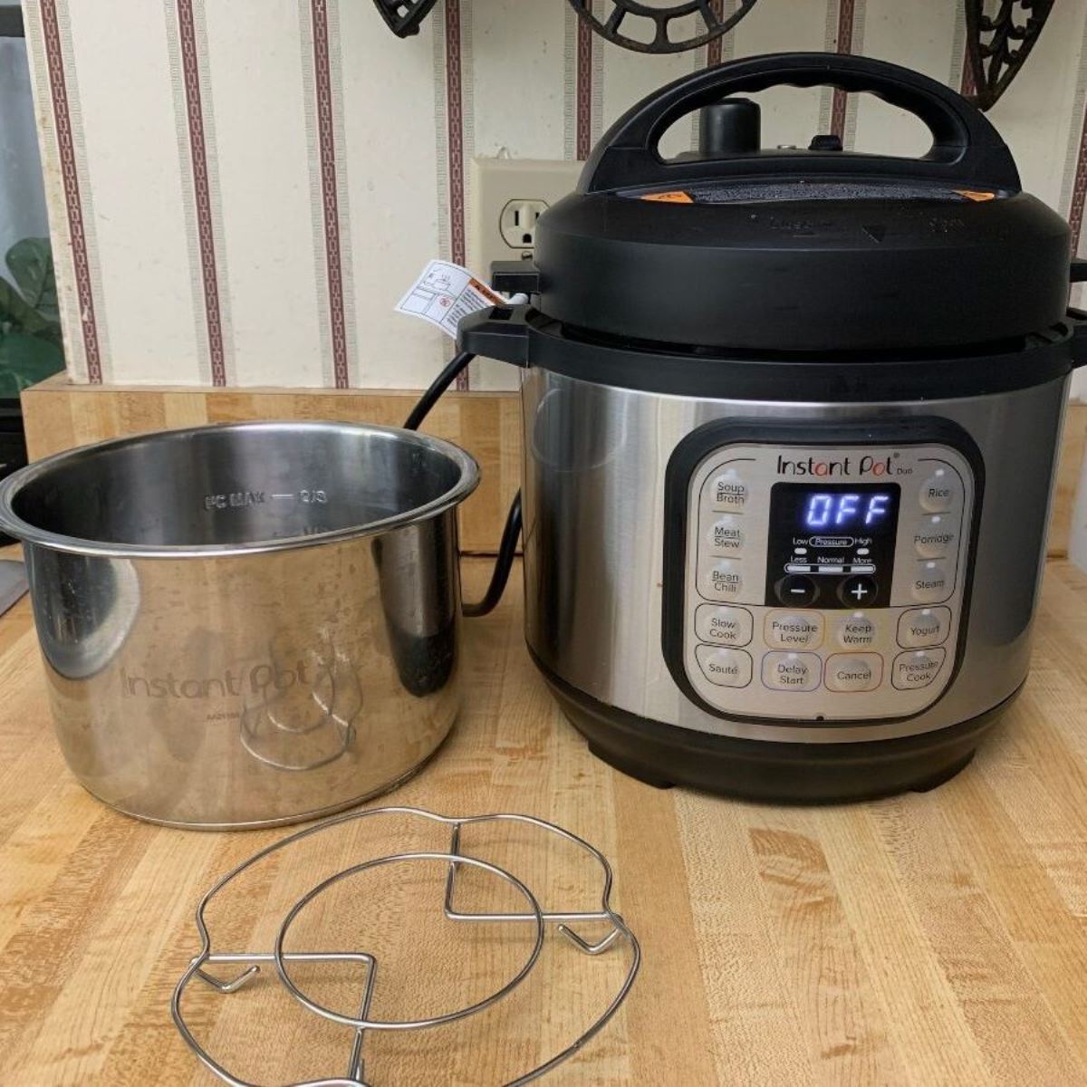 instant pot and basket