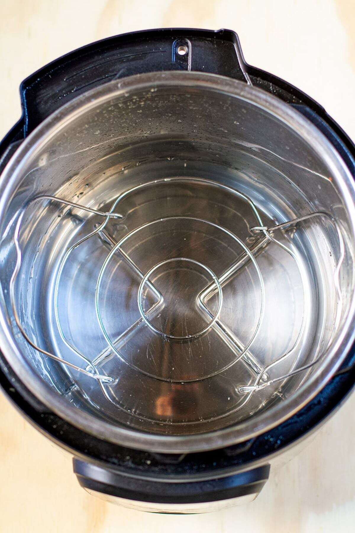 water in the instant pot