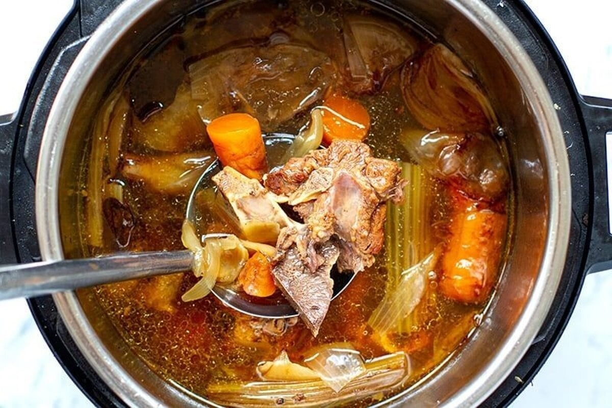 beef bone broth in instant pot