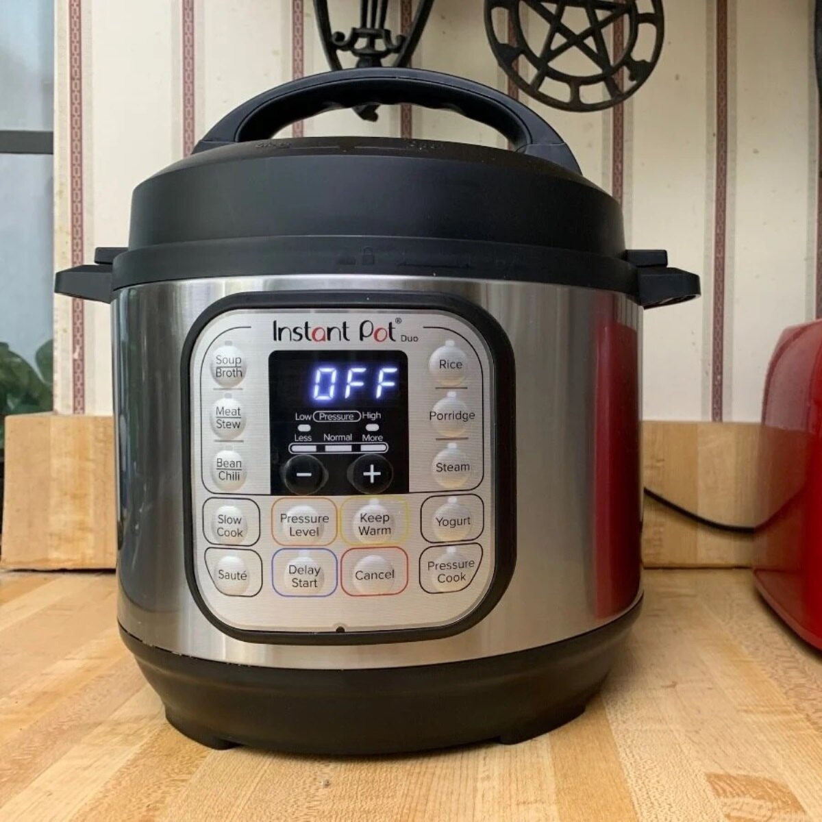 the instant pot is off