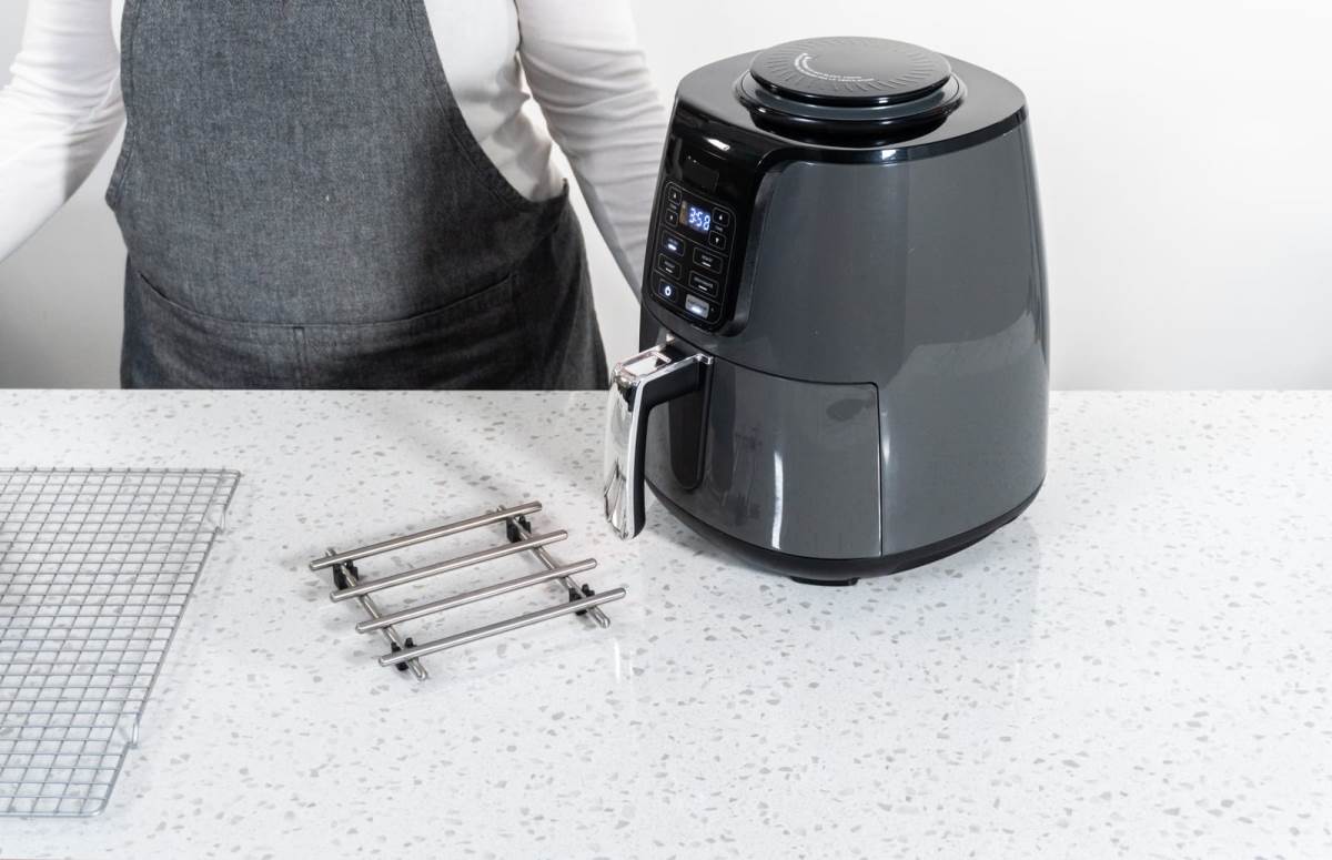 frying sweet cherry empanadas in the air fryer