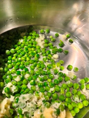 frozen peas in an instant pot
