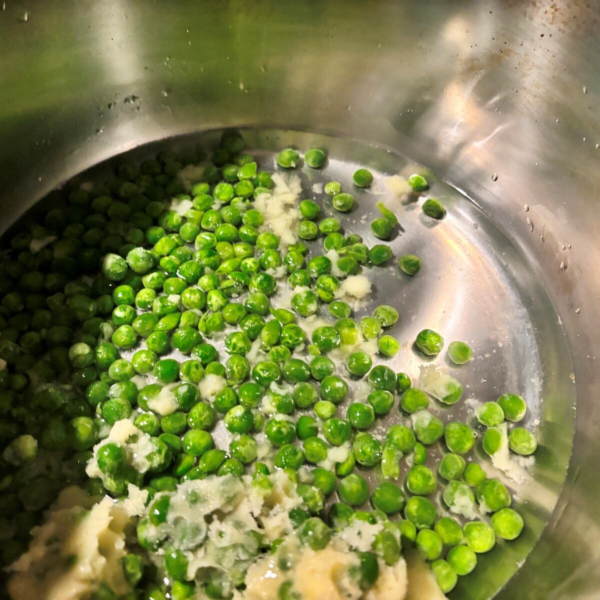 frozen peas in an instant pot