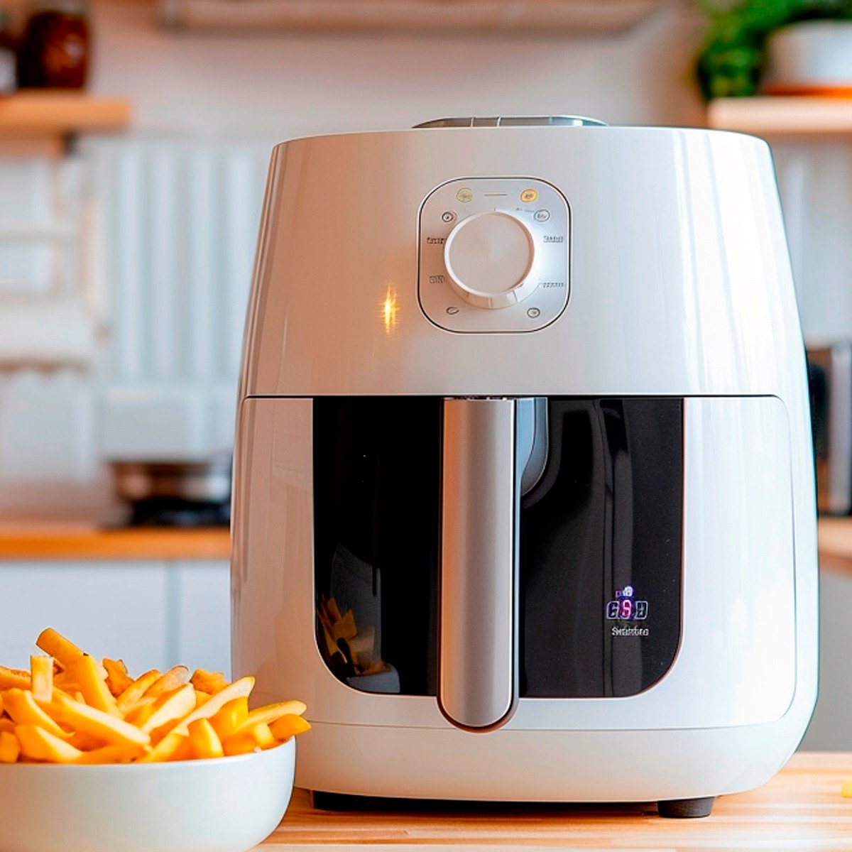 potatoes fried in an air fryer