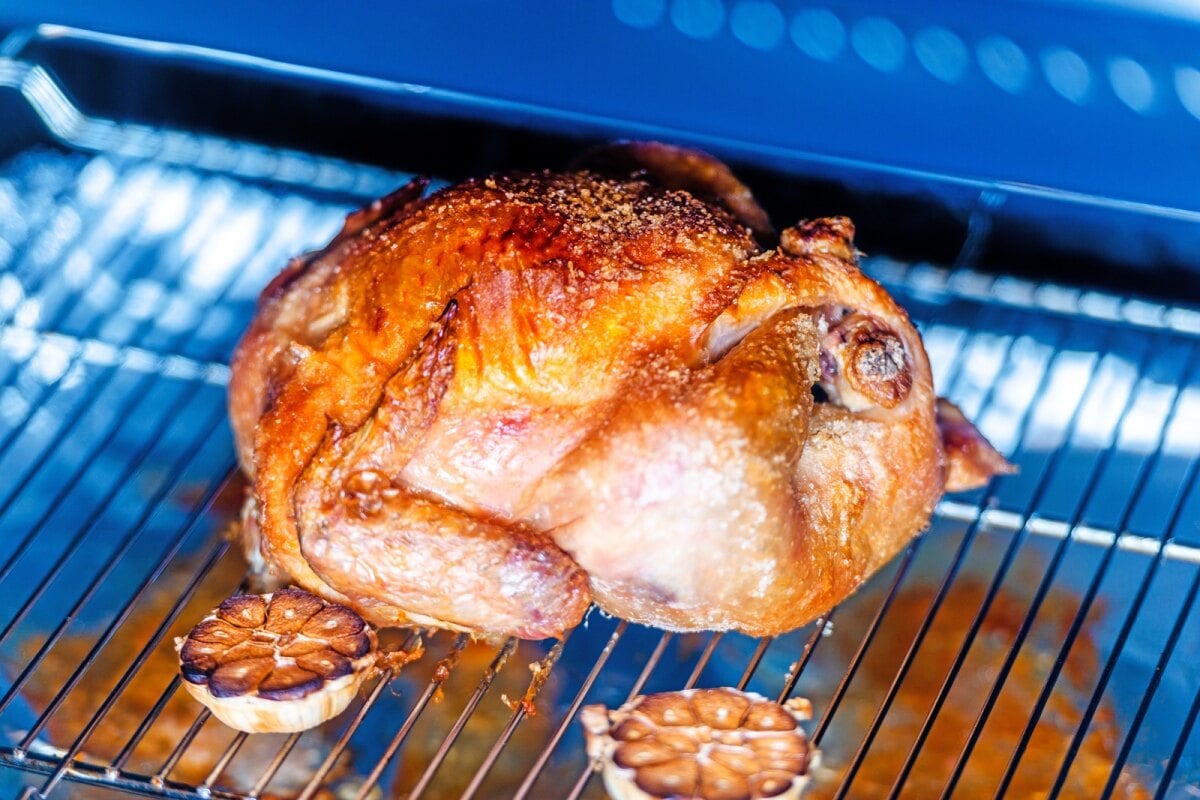 whole chicken roasted in oven