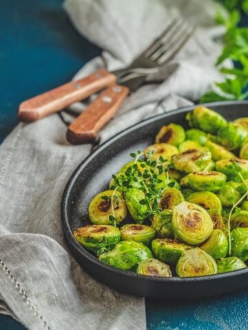 delicious roasted brussels sprouts