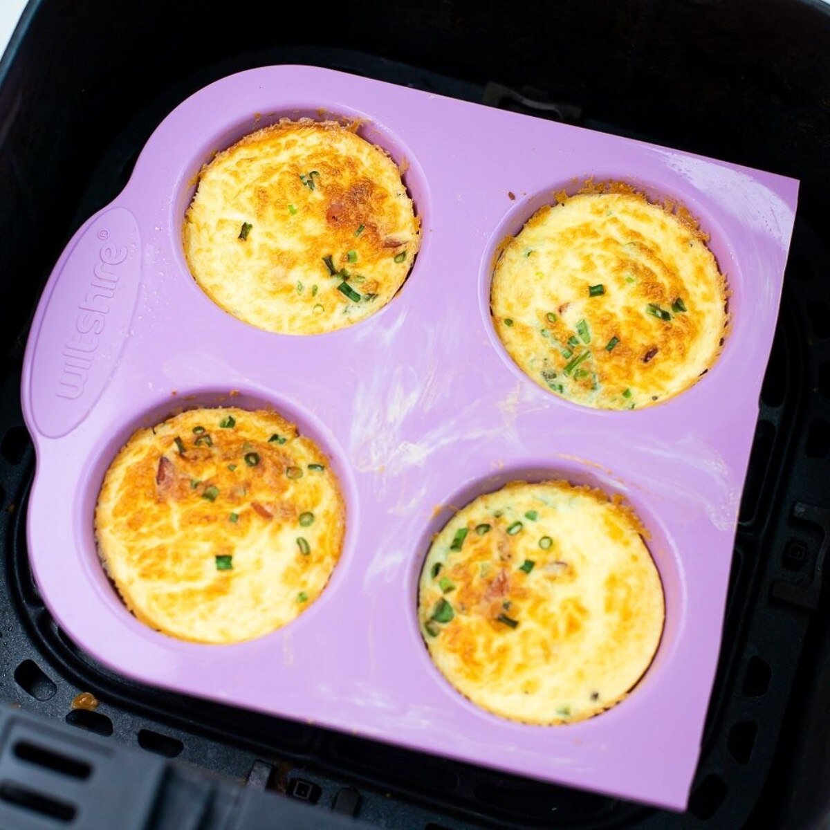 starbucks egg bites in a silicone muffin molds