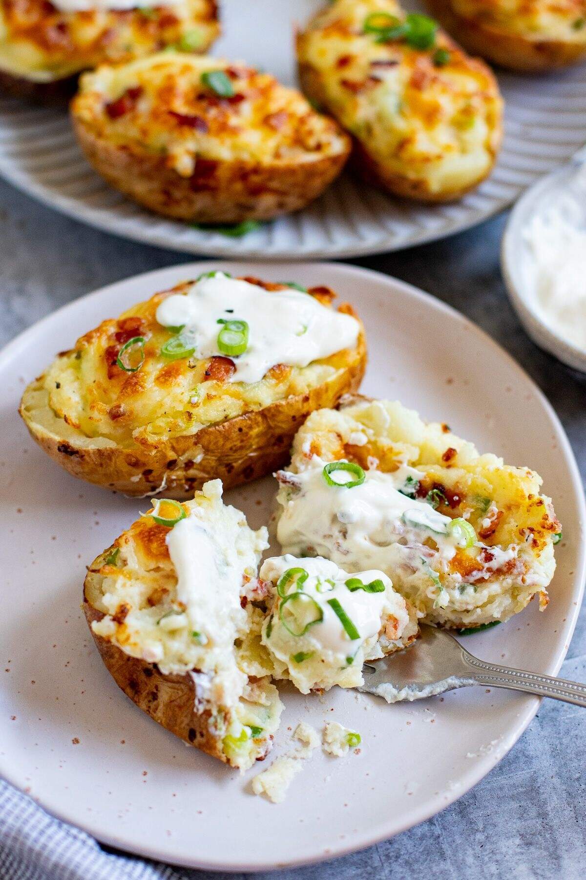 air fryer twice baked potatoes