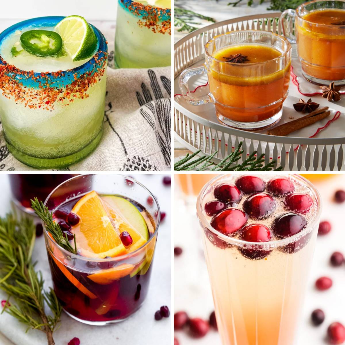 Winter Mocktails Non Alcoholic