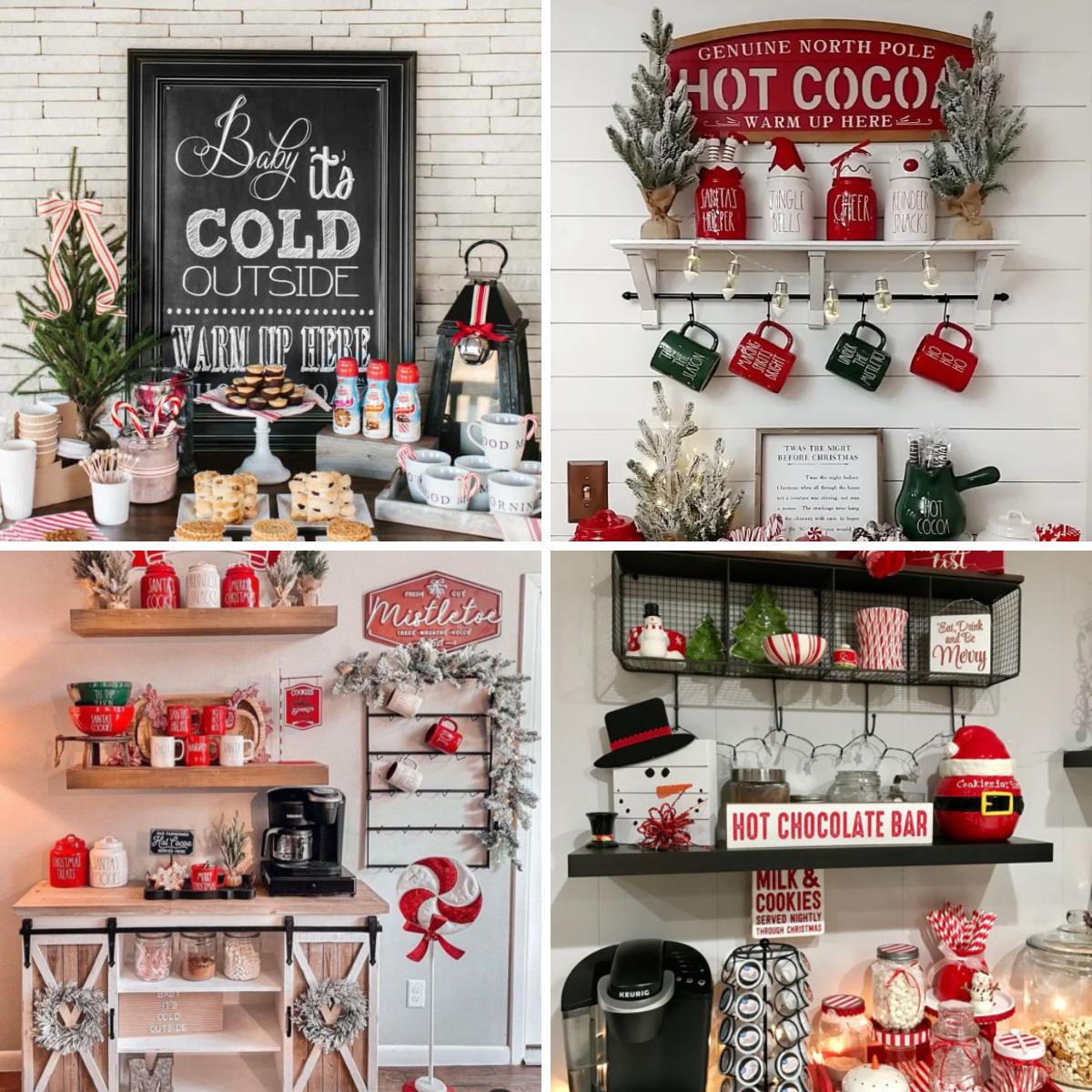 Christmas Hot Cocoa Bar Ideas